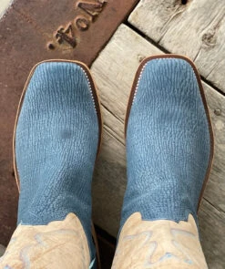 Olathe Boot Co. | Blue Safari Shark Boot -Western Cowboy Equipment Shop UNADJUSTEDNONRAW thumb ca