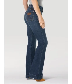 Wrangler | Retro Green Jean - Sara High Rise Trouser -Western Cowboy Equipment Shop download 11