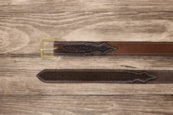 Texas Saddlery | Chocolate Spider Combo Kids Belt