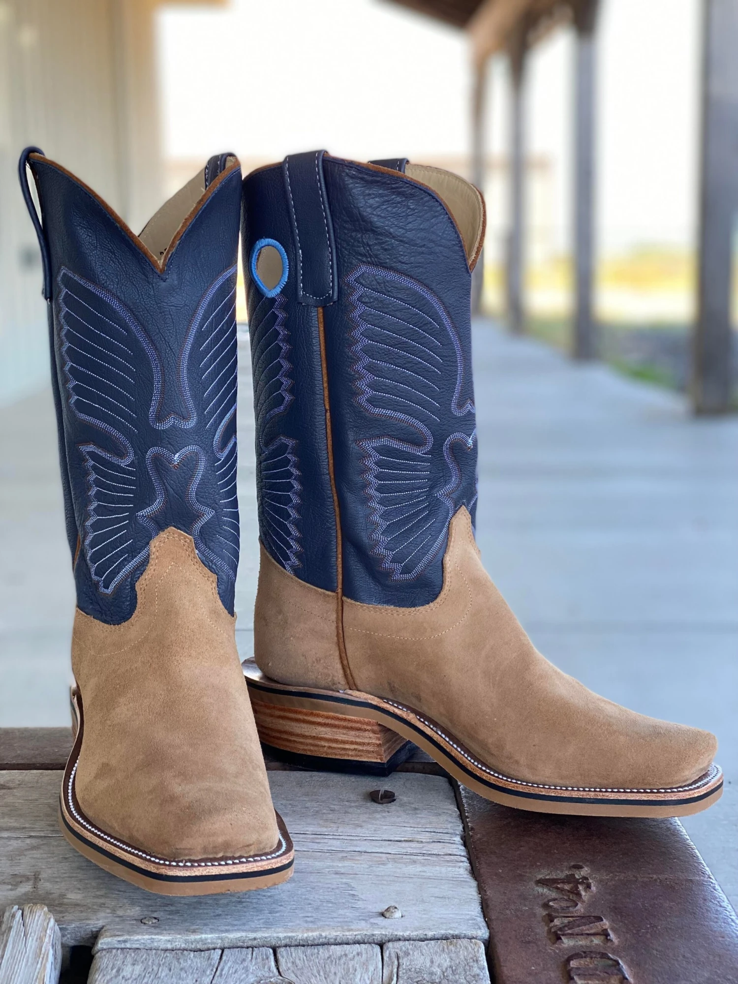 Olathe Boot Co. | Tan Newman O Toe Boot 3 Olathe Boot Co. | Tan Newman O Toe Boot